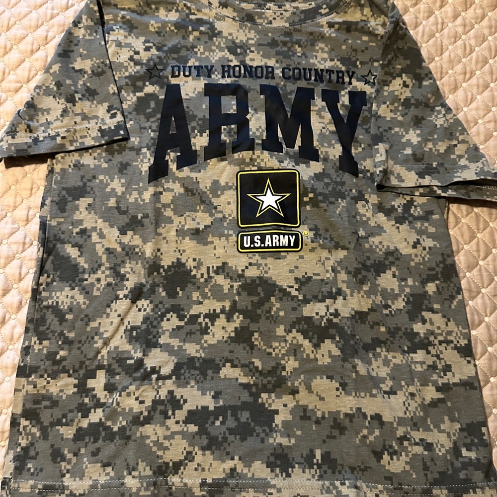 U.S. Army Green and Tan Tank Top with Logo